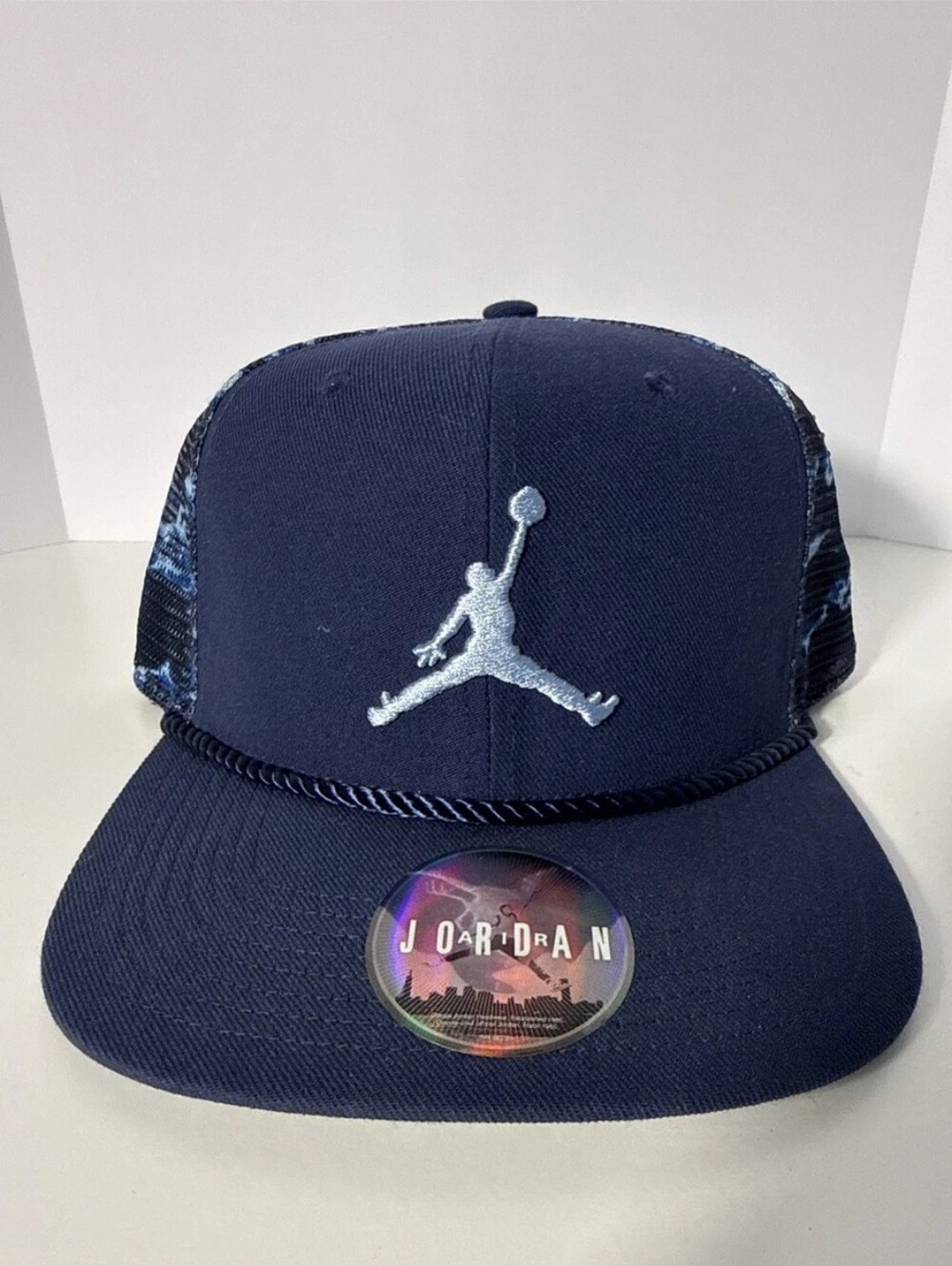 Air Jordan Navy Blue Jumpman Trucker Hat